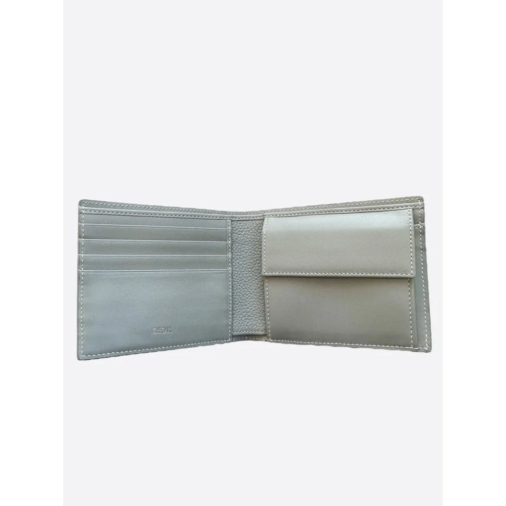Dior Grey 1947 Calfskin Wallet - Picture 3 of 4